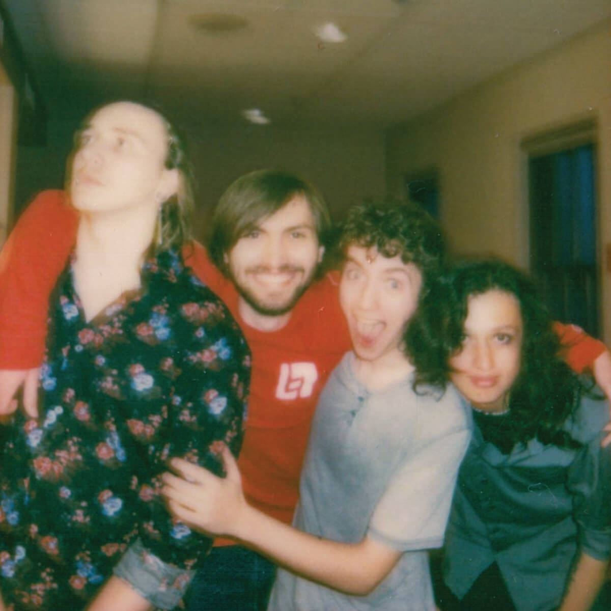 Image of the four guys that are in the band Stargazy Pie.